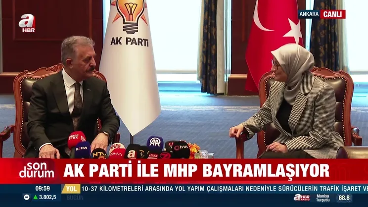 AK Parti ile MHP bayramlaştı | Video