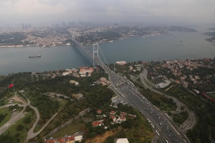 İstanbul trafiği havadan denetlendi
