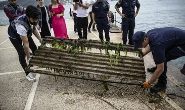 Ortaköy’de deniz dibi temizliği yapıldı... Denizden çıkanlar şaşırttı