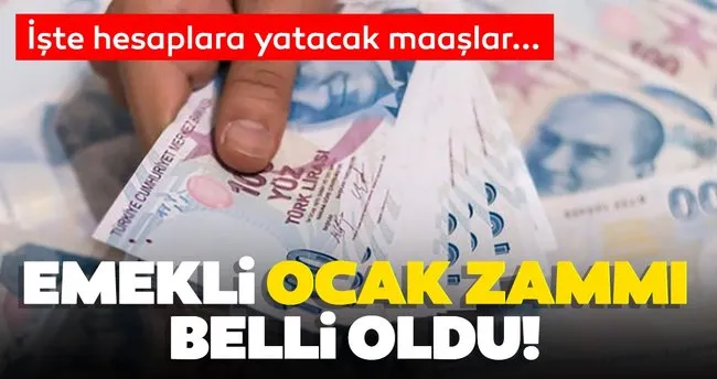 Emekli Ocak Zammi Belli Oldu En Dusuk Ve En Yuksek Ssk Bagkur Memur Emekli Maaslari Ne Kadar Son Dakika Haberler