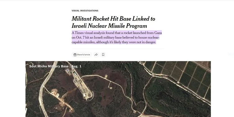 Nükleer yalan! Uydu görüntüleri tek tek incelendi NYT, Gazze kasabı İsrail’i deşifre etti