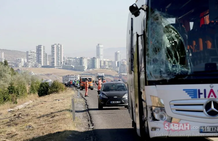 Korkunç kaza! Yolcu otobüsü ASELSAN çalışanlarını taşıyan midibüse çarptı!