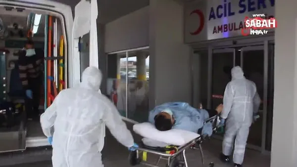 İran uyruklu tır şoförü koronavirüs şüphesiyle hastaneye kaldırıldı | Video