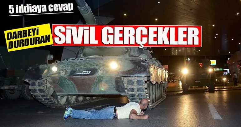 Darbeyi durduran sivil gerçekler