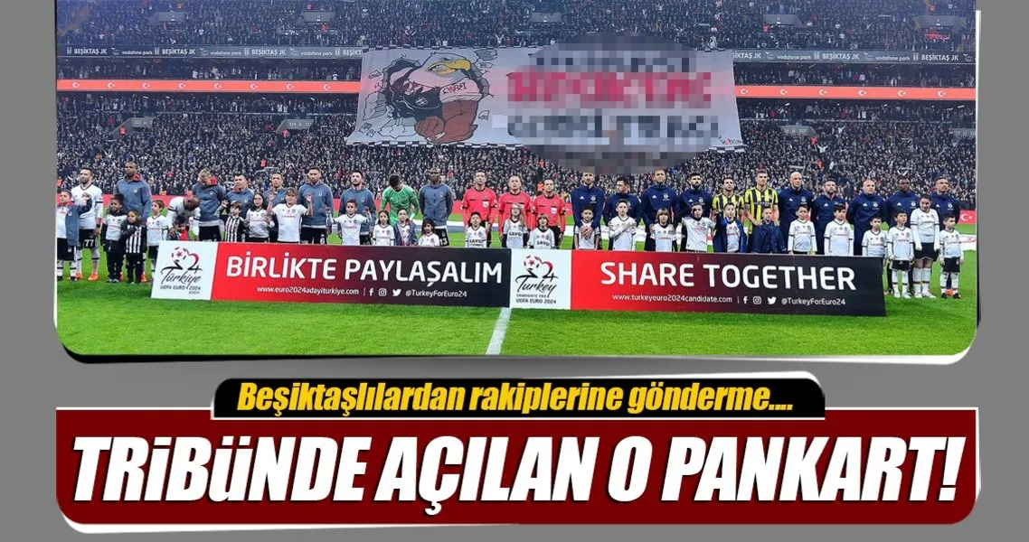 Besiktas Tribunlerinden Dev Pankart Spor Haberleri
