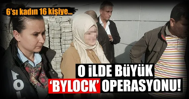 Samsun’da 16 kişiye ’ByLock’ gözaltısı