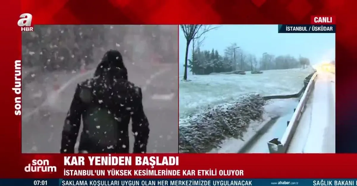 son dakika istanbul a kar yagisi soku meteorolojiden hava durumu uyarisi geldi video videosunu izle son dakika haberleri