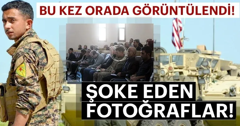 Menbiç’te son dakika gelişmesi! ABD’li komutan YPG’li teröristlerle buluştu! İşte olay yaratan o fotoğraflar