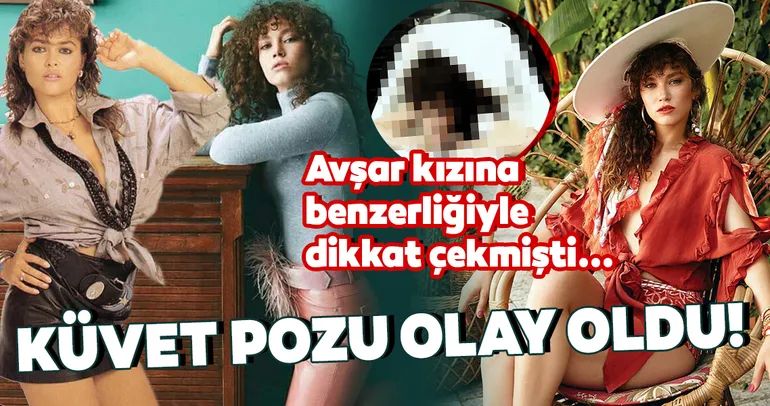 Melisa Şenolsun Avşar kızına benzerliğiyle dikkat çekmişti... Melisa Şenolsun’un küvet pozu olay yarattı!