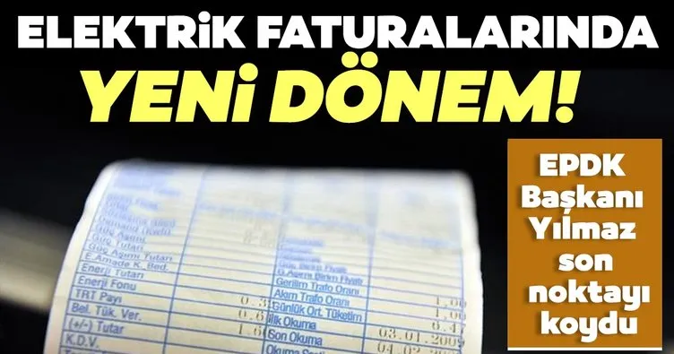 Son dakika haberi | Elektrik faturalarında yeni dönem! EPDK Başkanı Mustafa Yılmaz duyurdu