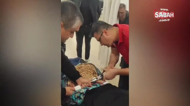 Mersin Tarsus'ta bir kadının parmağı blendere sıkıştı