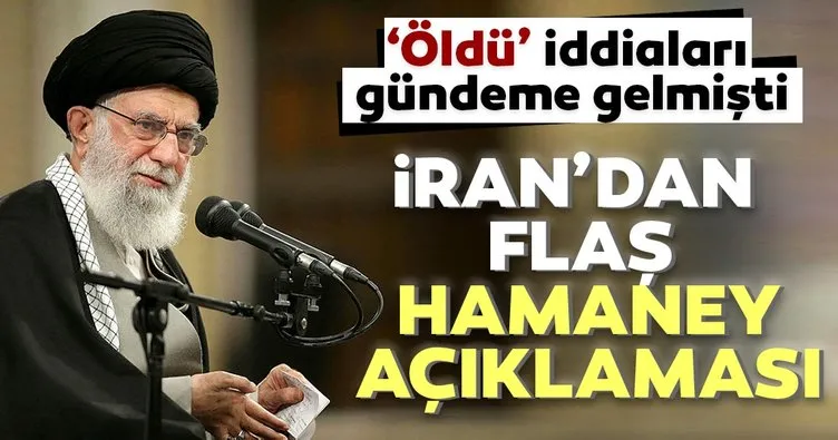 Son dakika | İran’dan ’Hamaney’ açıklaması: ’Öldü’ iddiaları gündeme gelmişti...