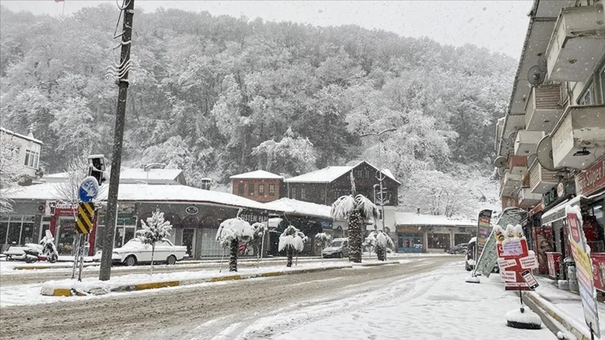 Sinop'ta köy yolu ulaşıma kapandı