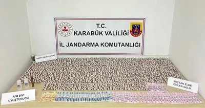 Jandarmanın dikkati sayesinde binlerce uyuşturucu madde ele geçirildi #karabuk