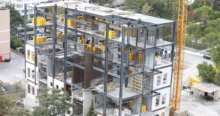 Zeytinburnu Millet Bahçesi’ne komşu ‘Yeni Emniyet Binası’nın inşası devam ediyor