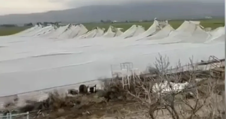 Nusaybin’de dolu ve sağanak etkili oldu!