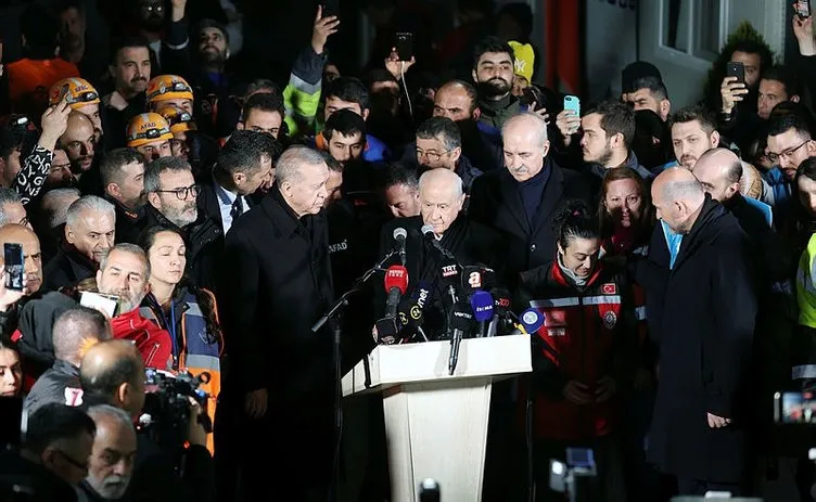 Başkan Erdoğan ve Bahçeli Osmaniye'de depremzedelerle bir araya geldi!