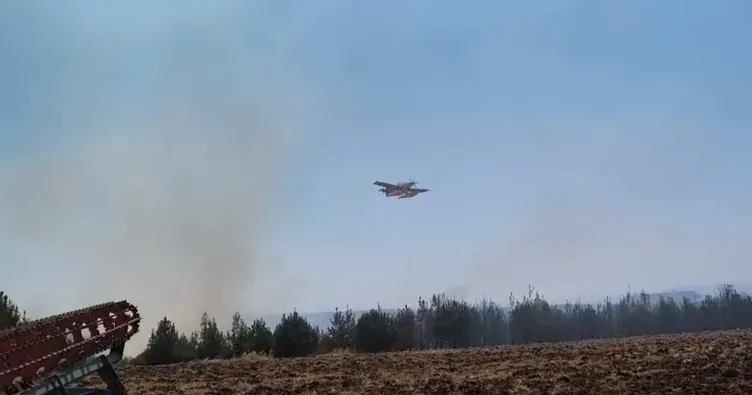 Şarköy’de üç noktada orman yangını çıktı