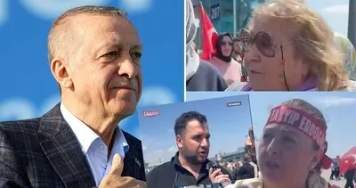 Atatürk Havalimanı’nda Başkan Erdoğan’a sevgi seli: İlk oyumuz Erdoğan’a!