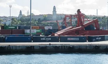 Haydarpaşa Limanı’ndaki vinçlere konteynerli önlem