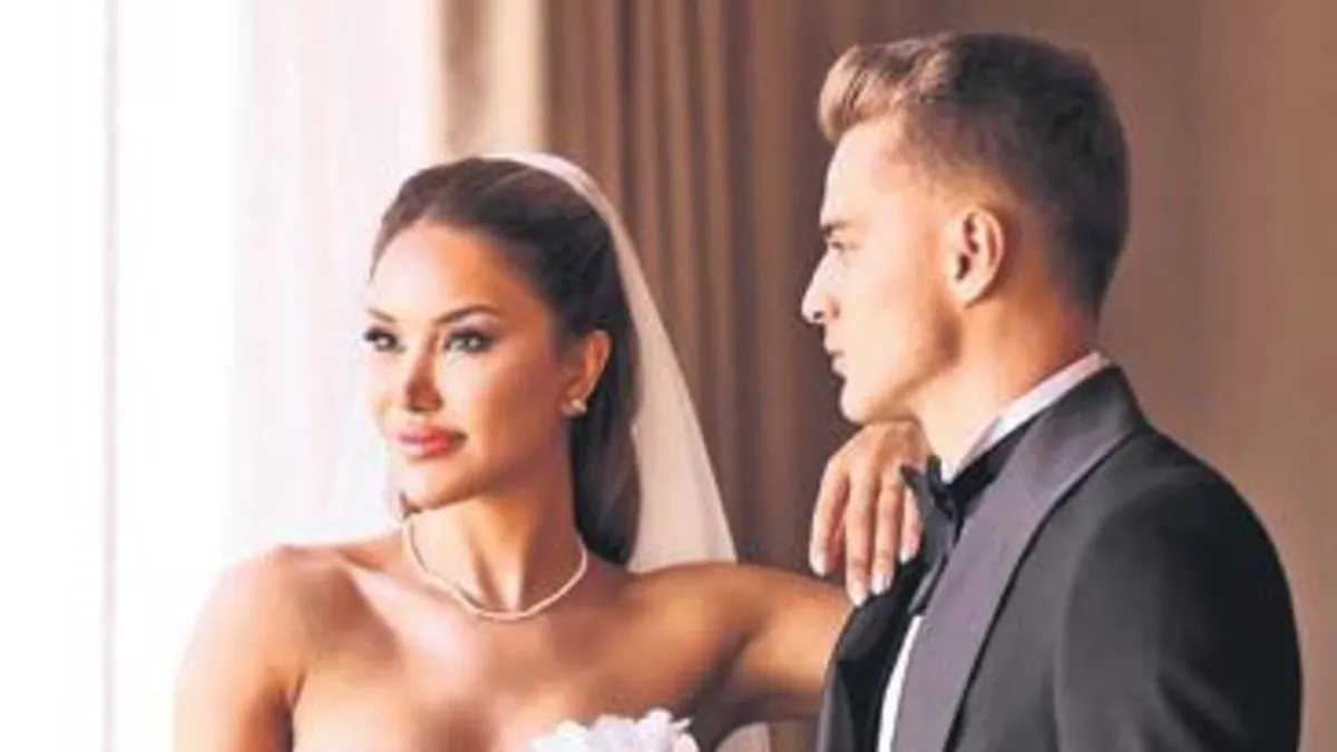 Tescilli güzel ünlü futbolcuyla evlendi Tescilli güzel ünlü futbolcuyla evlendi