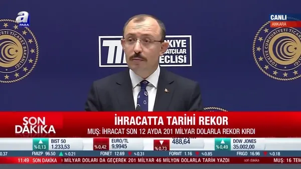 Türkiye'de ihracat rekoru kırıldı