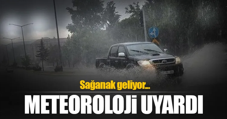 Meteoroloji'den 7 ile yağış uyarısı