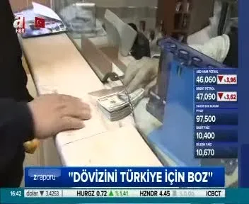 Türk halkı parasına sahip çıkıyor