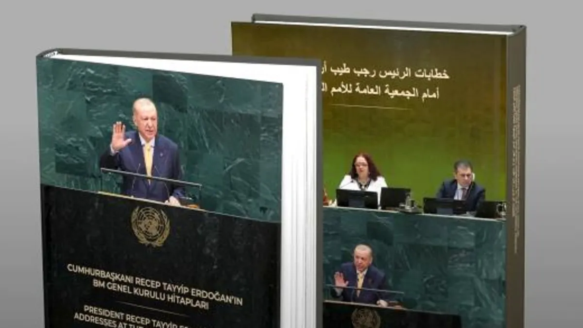 Erdoğan'ın BM 81. Genel Kurulu'ndaki hitabı kitaplaştırıldı