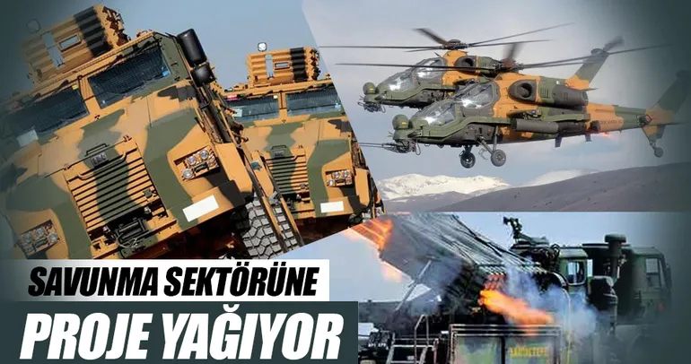 Savunma sektörüne proje yağıyor