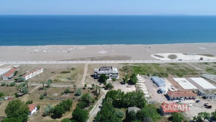 Çalışmalarda sona geldi... Tamamlandığında Türkiye’nin en uzun plajı olacak