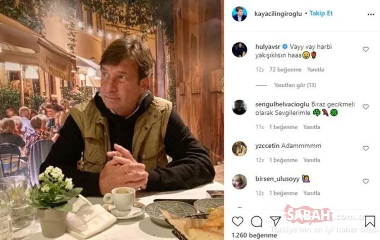 Hülya Avşar ile eski eşi Kaya Çilingiroğlu sosyal medyada gündem oldu! ‘Harbi yakışıklısın’