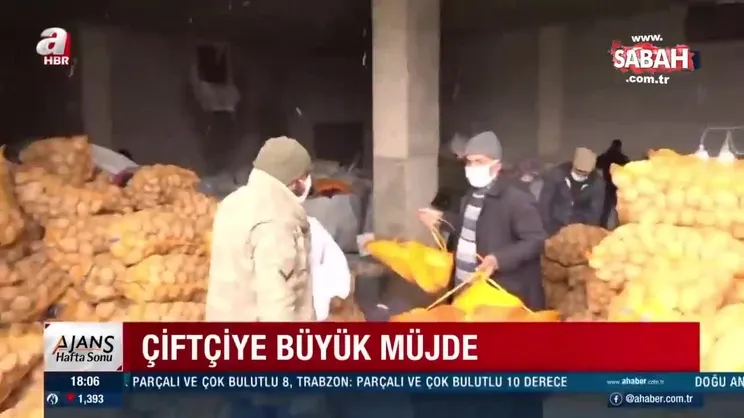 Çiftçiye büyük müjde! 1 milyon 200 bin ton patatesi TMO alacak, ihtiyaç sahiplerine dağıtılacak | Video