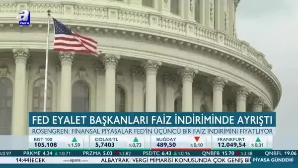 FED eyalet başkanları faiz indiriminde ayrıştı
