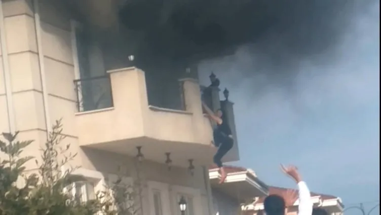 SON DAKİKA: İstanbul’da lüks villada yangın! Rus sevgili böyle atladı!