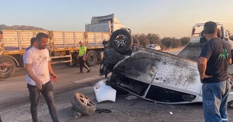 Adana’da korkunç kaza: 5 yaralı