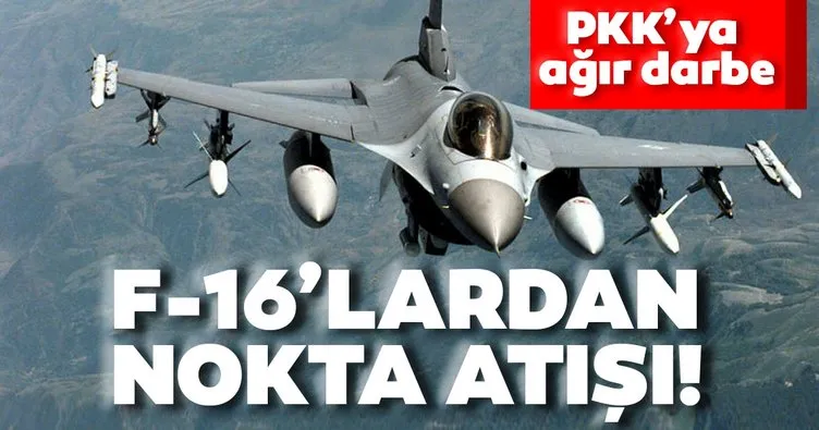 SON DAKİKA | F-16’lar harekete geçti! Terör örgütü PKK’ya ağır darbe