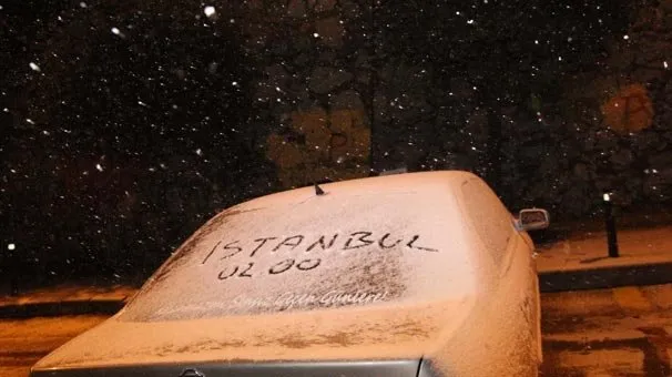 İstanbul'a beyaz örtü!