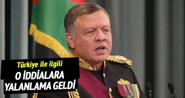 Ürdün yönetiminden o iddialara yalanlama geldi