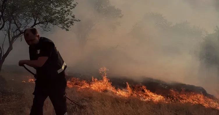 Afyon’da kıvılcımlar Hıdırlık Tepesi’ni Sardı: İtfaiye yangını 60 dakikada söndürdü