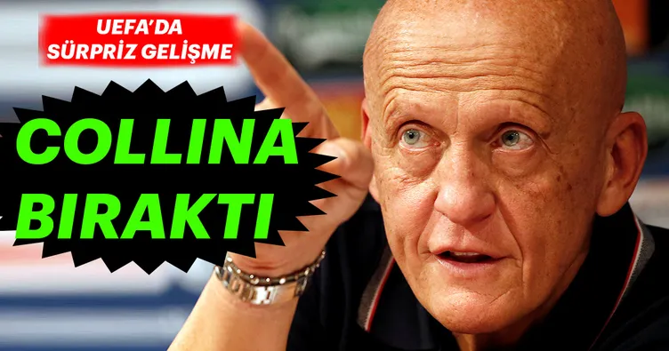 Collina, UEFA’daki görevini bıraktı