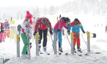 Çambaşı kayakseverlerin gözdesi oldu