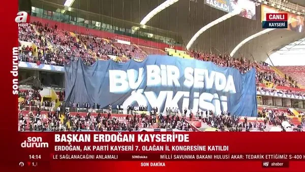 Cumhurbaşkanı Erdoğan'dan AK Parti Kayseri 7.Olağan İl Kongresi'nde önemli açıklamalar | Video