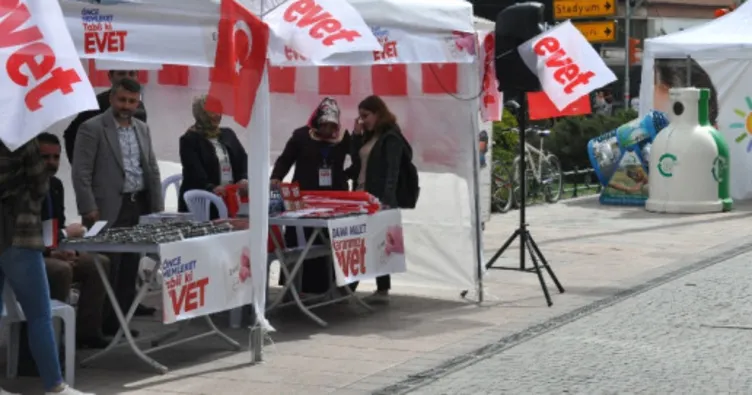 Evet çadırına saldıran saldırgan serbest