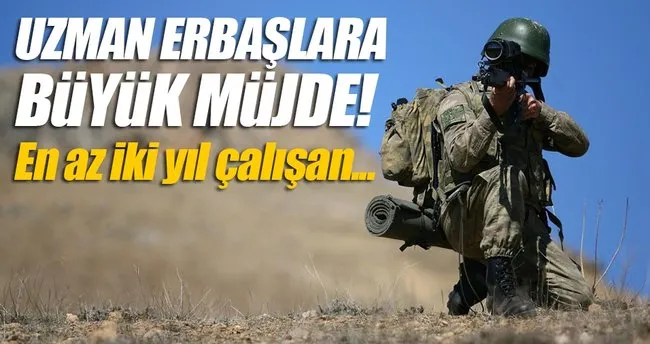 Uzman Erbaslara Gardiyan Yolu Acildi Son Dakika Haberler