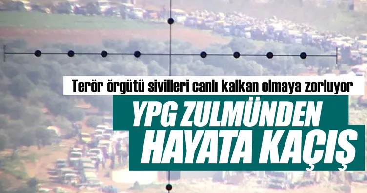 YPG zulmünden hayata kaçış