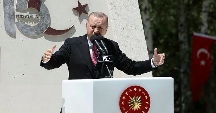 Başkan Erdoğan’dan 15 Temmuz paylaşımı: Bayrak inmez ezan dinmez...