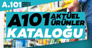 A101 aktüel ürünler kataloğu! 3 Ocak tarihinden itibaren A101 aktüel ürünler büyük fırsatlarla geliyor!
