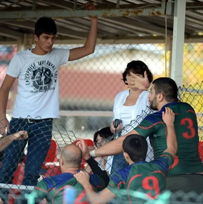 Türkiye - Azerbaycan maçında kavga çıktı