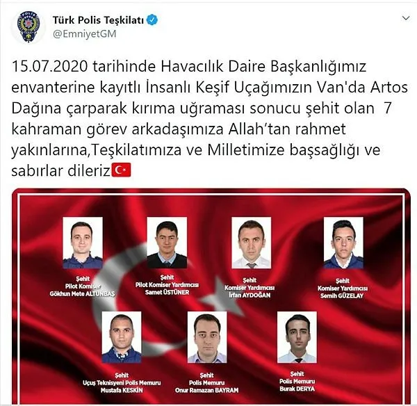 son dakika emniyet genel mudurlugu